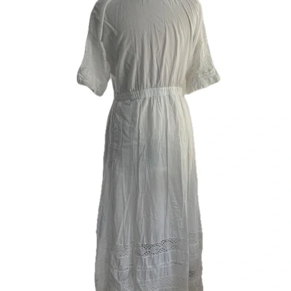 Love Shack Fancy Edie Dress - white size L - Picture 5 of 11